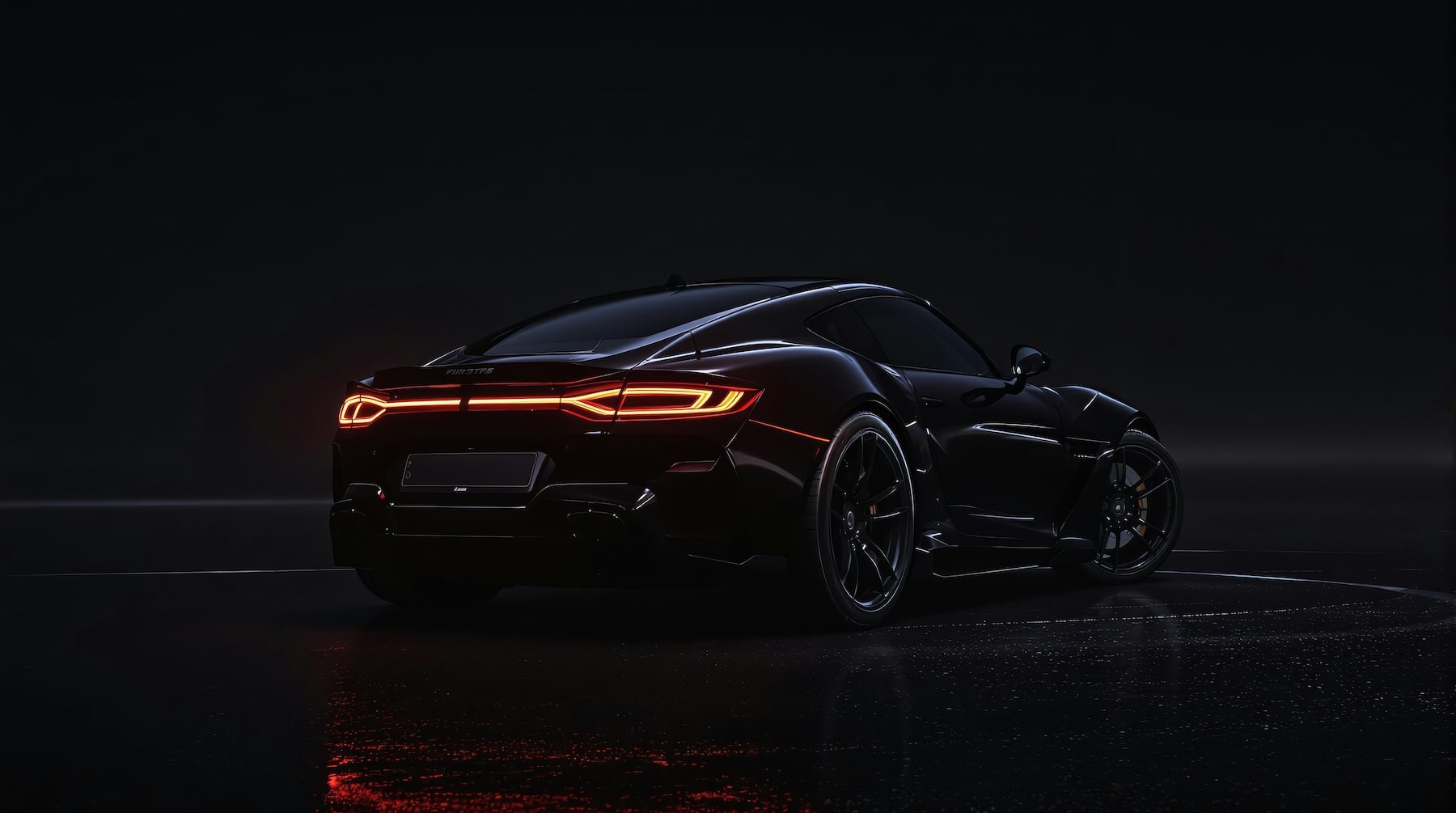 Black car shot