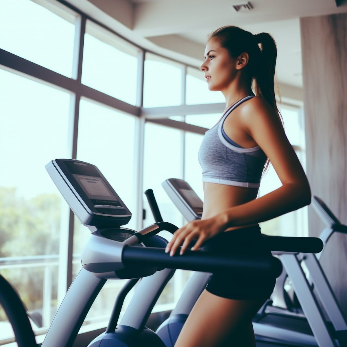 Woman workout in the gym
