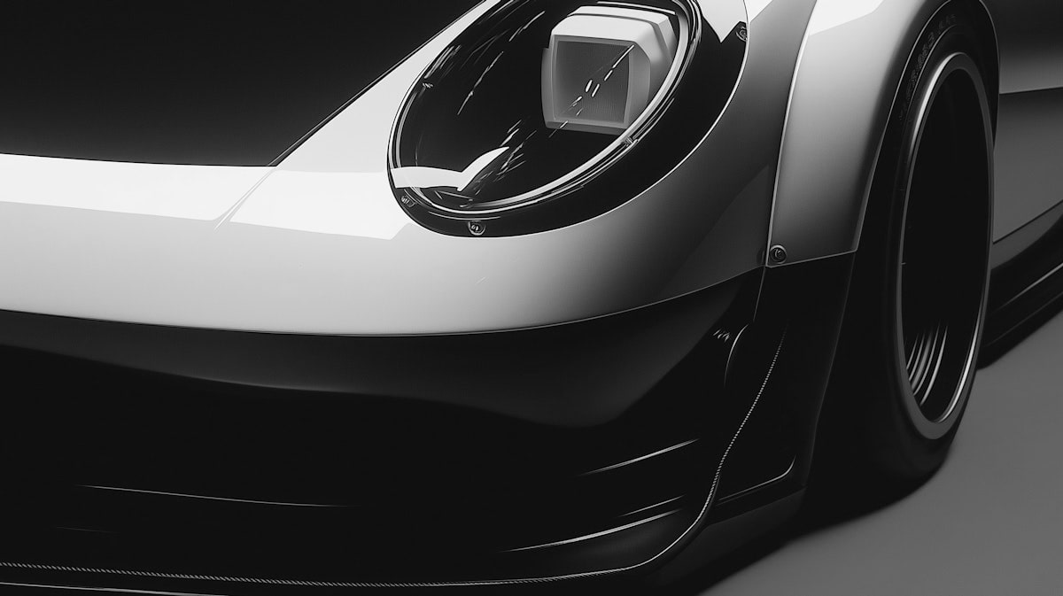Modern car shot