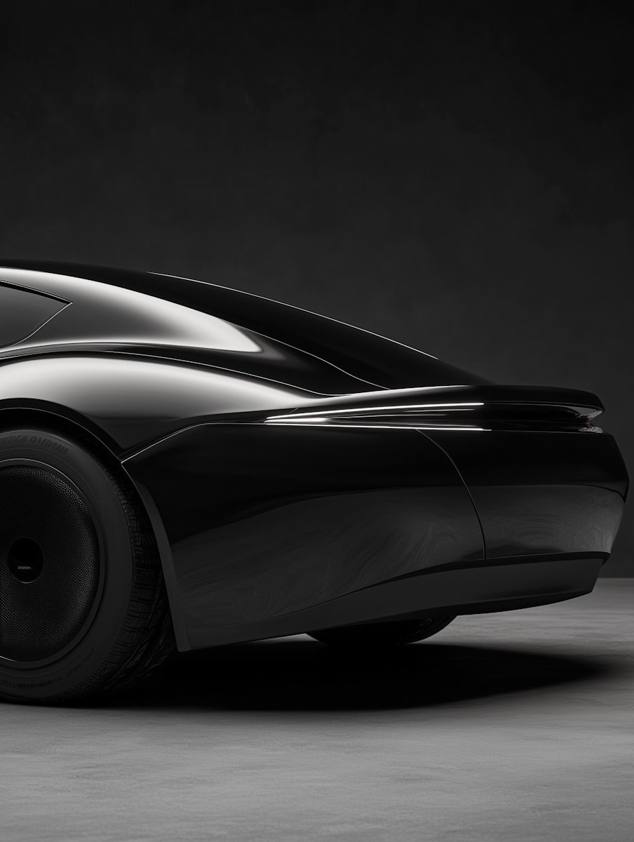 Modern car shot