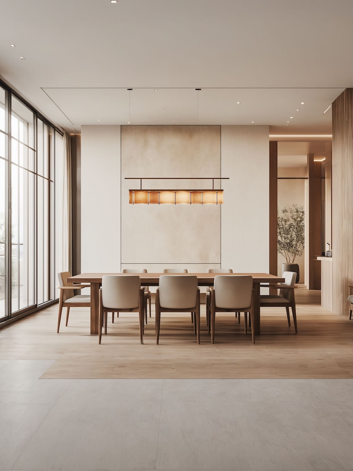 Minimal sushi restaurant