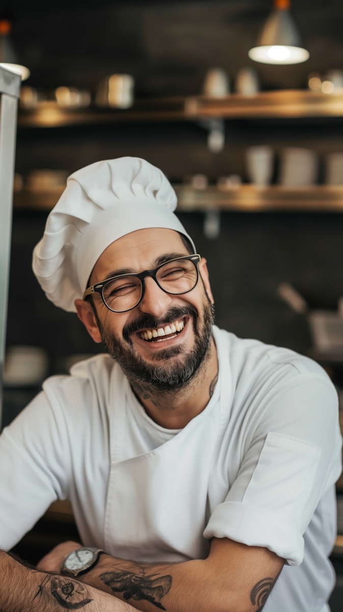 Happy chef