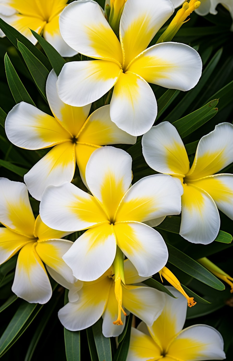 Vibrant plumeria