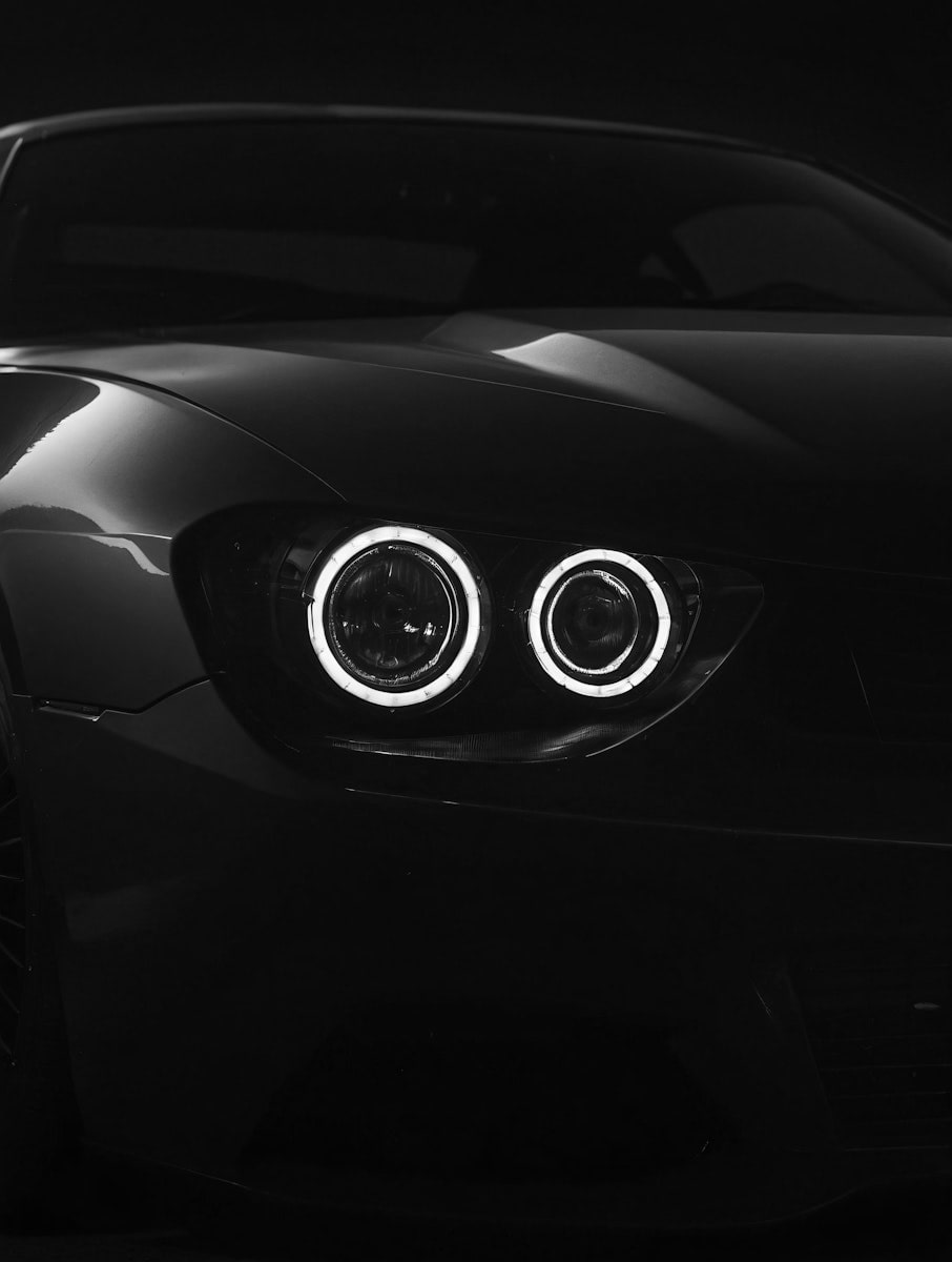 Modern car shot
